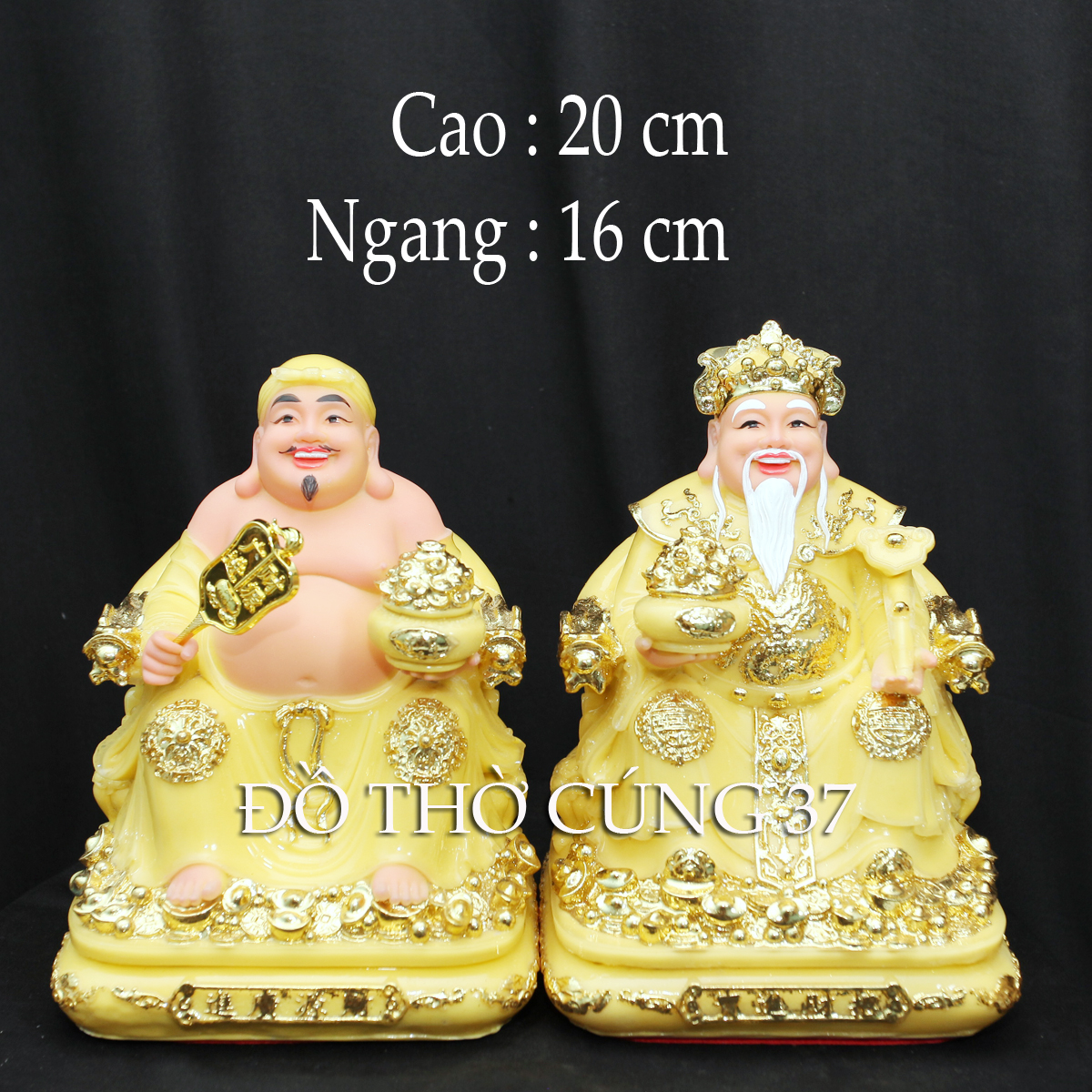 Thần tài thổ địa màu vàng
