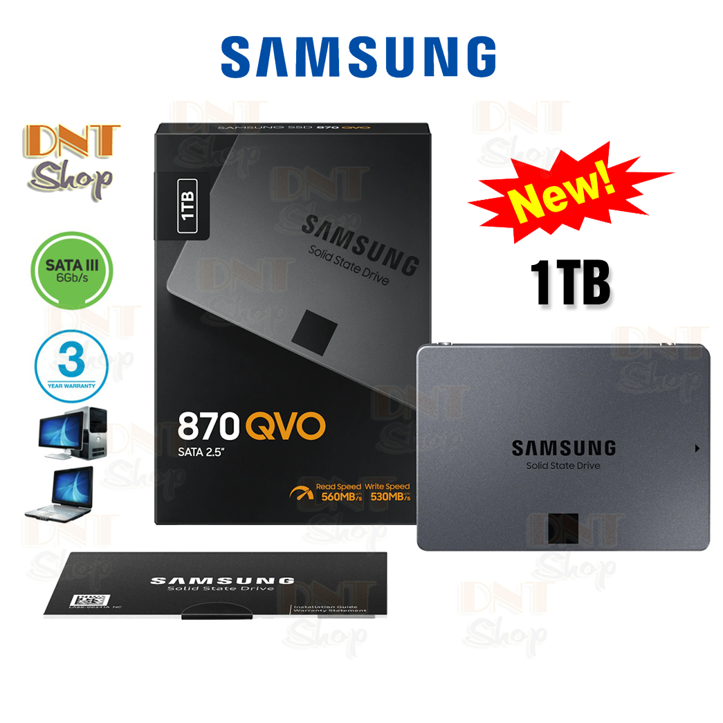 Ổ cứng SSD Samsung 870 QVO 1TB 2.5-Inch SATA III (MZ-77Q1T0)