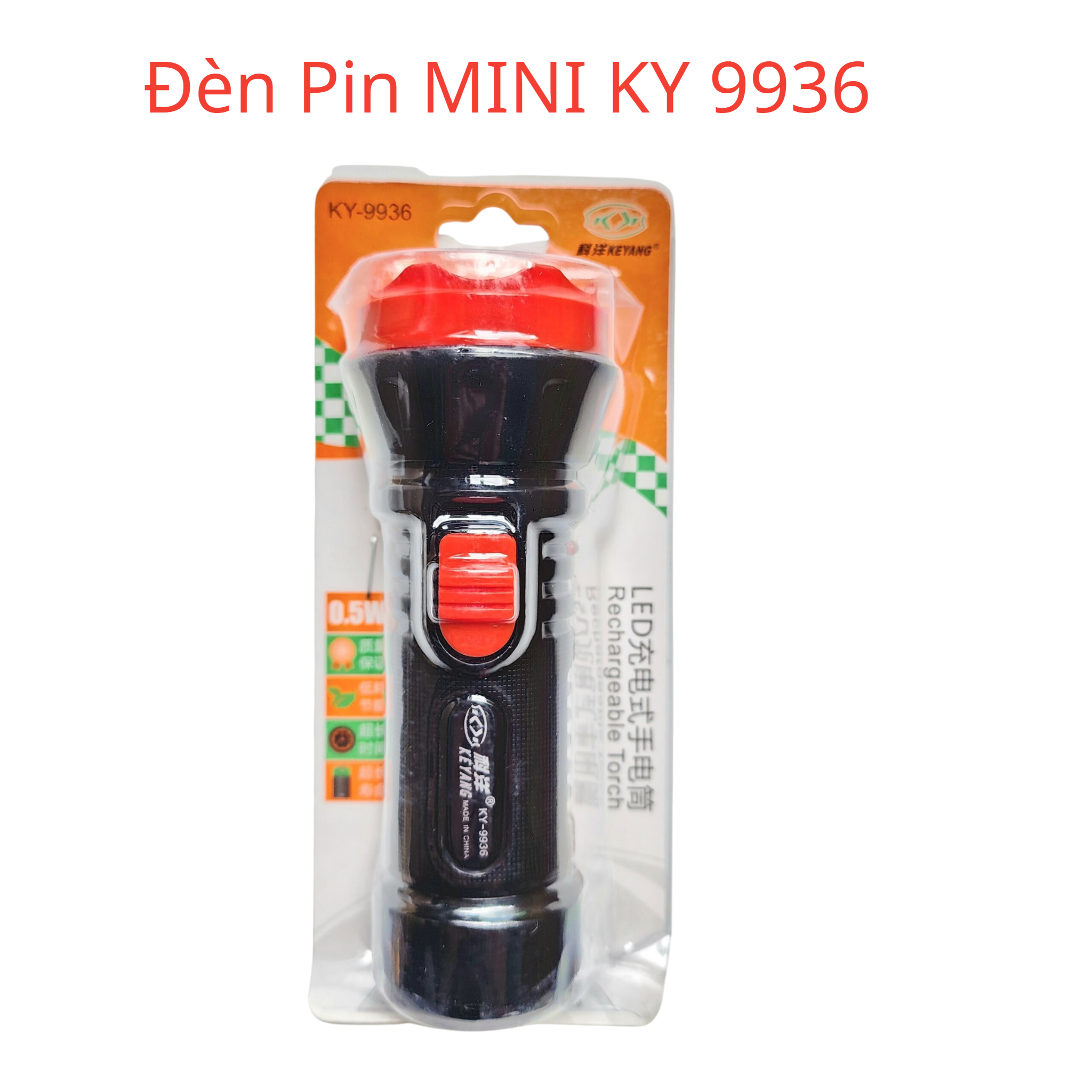 Đèn pin sạc mini ky - 9936