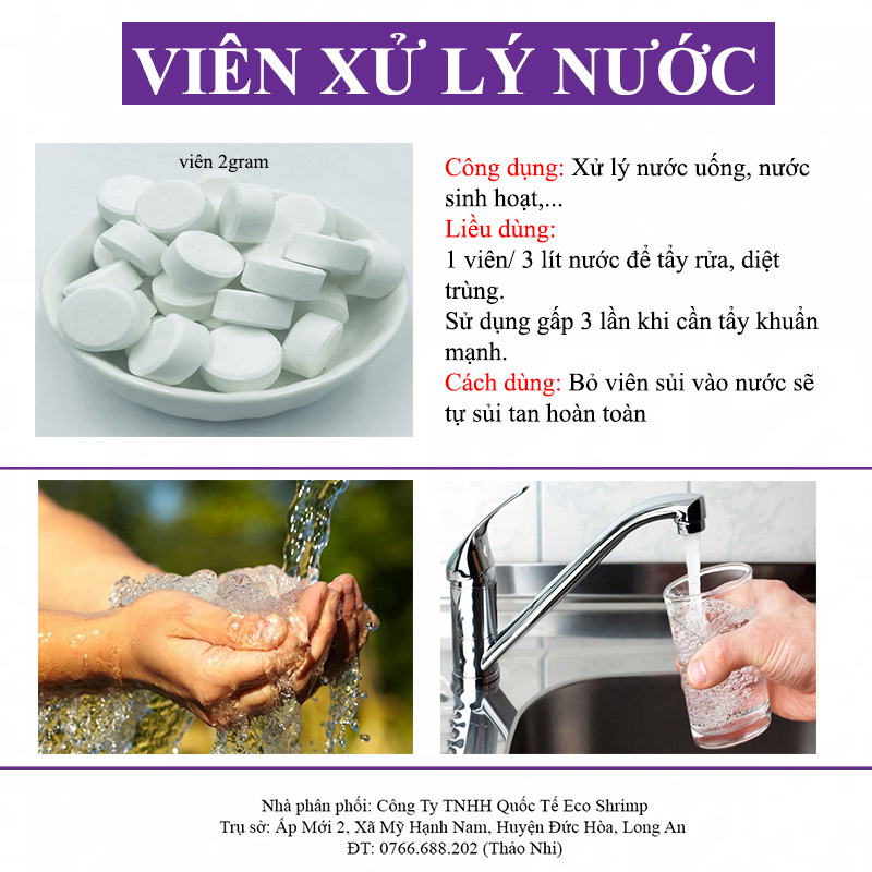 1kg Viên Sủi Xử Lý Nước
