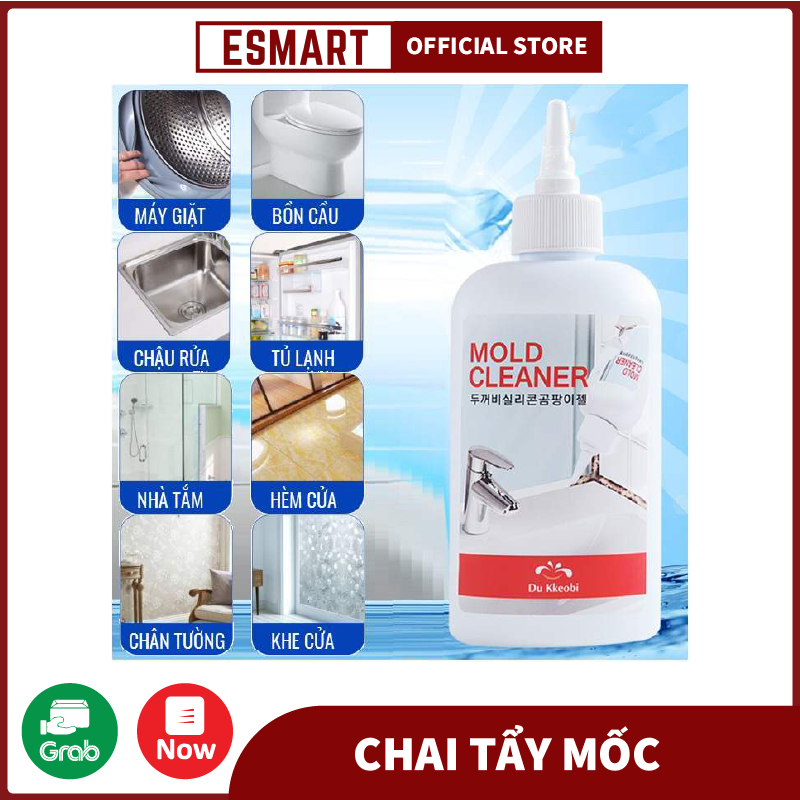Chai tẩy mốc, tẩy nhựa đa năng thần thánh mold cleaner 220ml