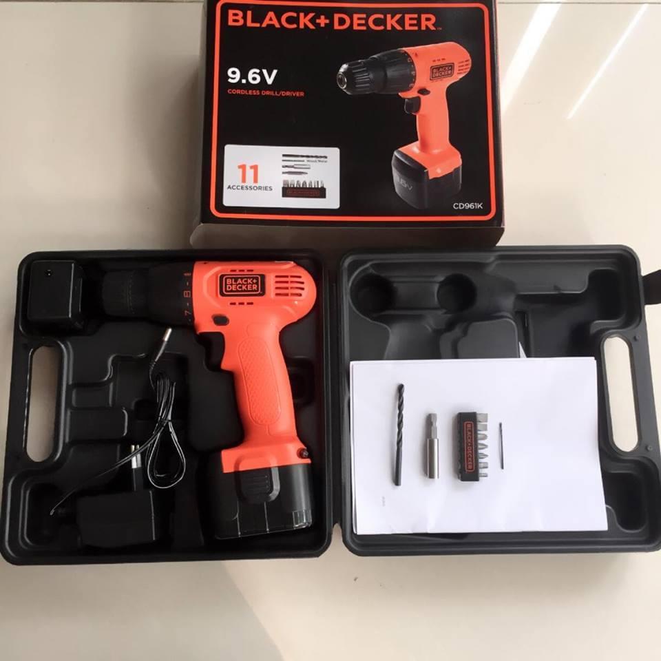 Máy vặn vít cầm tay 9.6v b&d cd961k-b1 black-decker