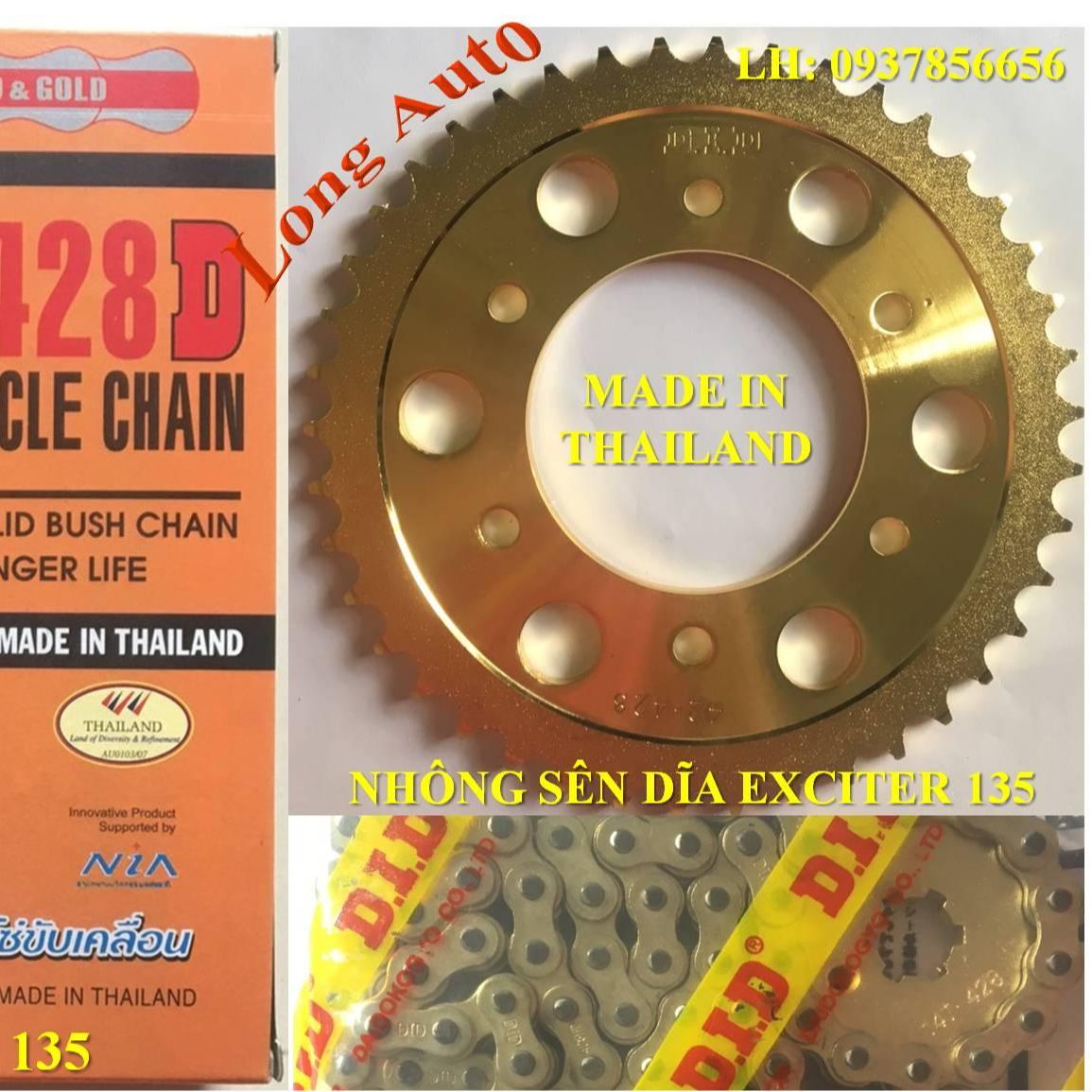 [HCM]Nhông sên dĩa Exciter 135