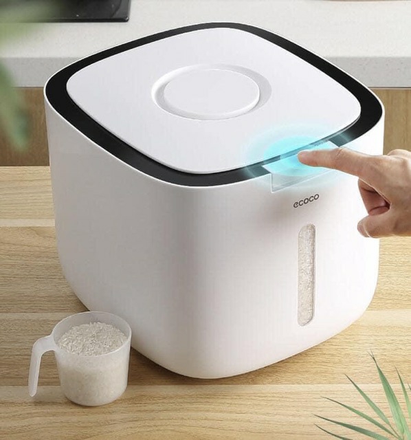 Thùng đựng gạo ecoco cao cấp dung tích 10l, khoảng 10kg