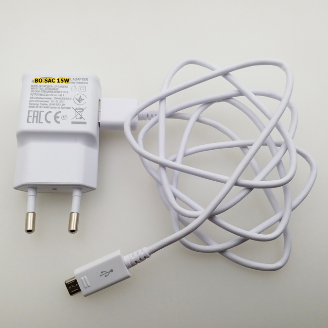 Bộ sạc nhanh fast charge cho samsung galaxy s5 s6 s7 note4 note5 note_dây cáp dài 1,2mét