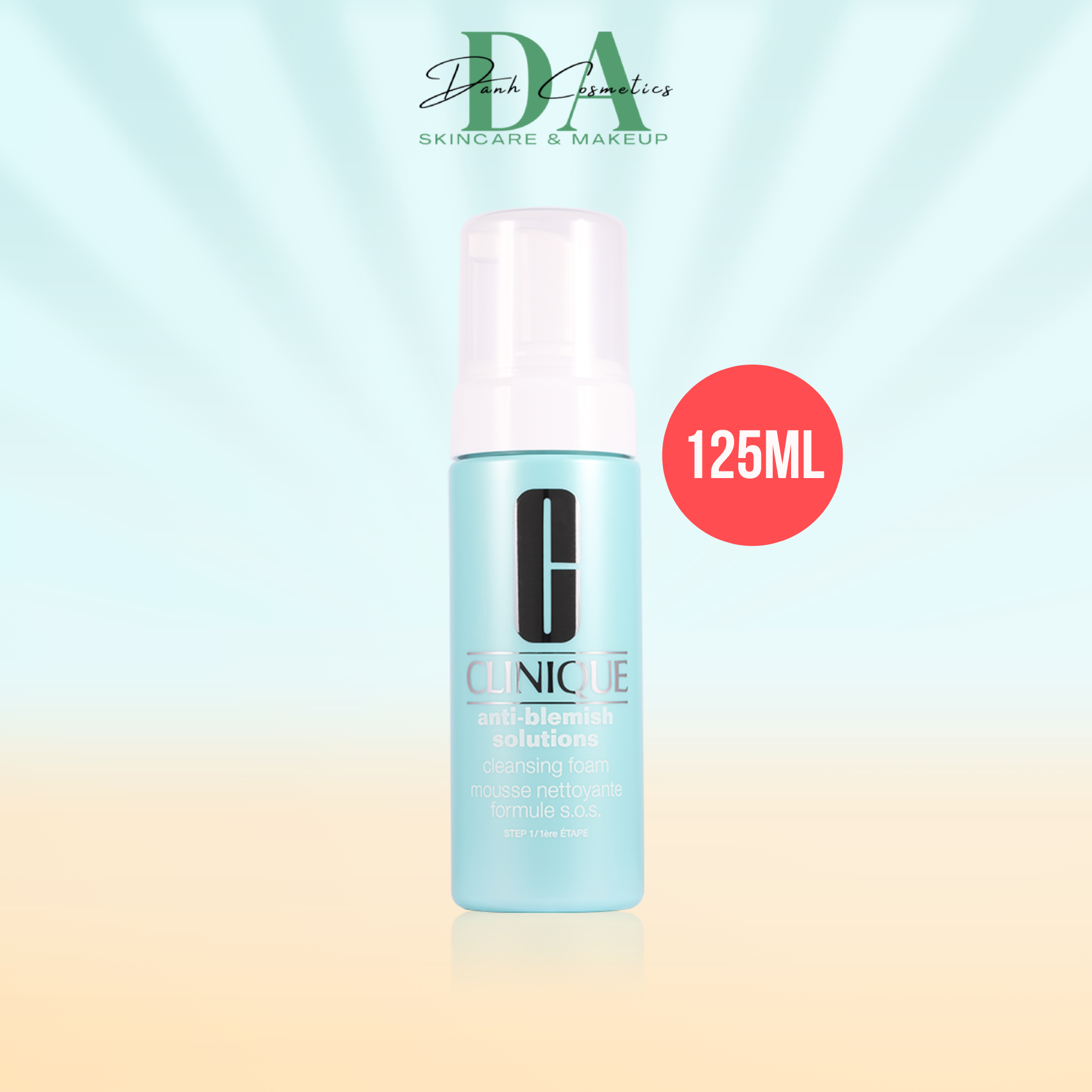 Sữa Rửa Mặt Kiểm Soát Nhờn Và Mụn Clinique Anti-Blemish Solutions Cleansing Foam 125ML
