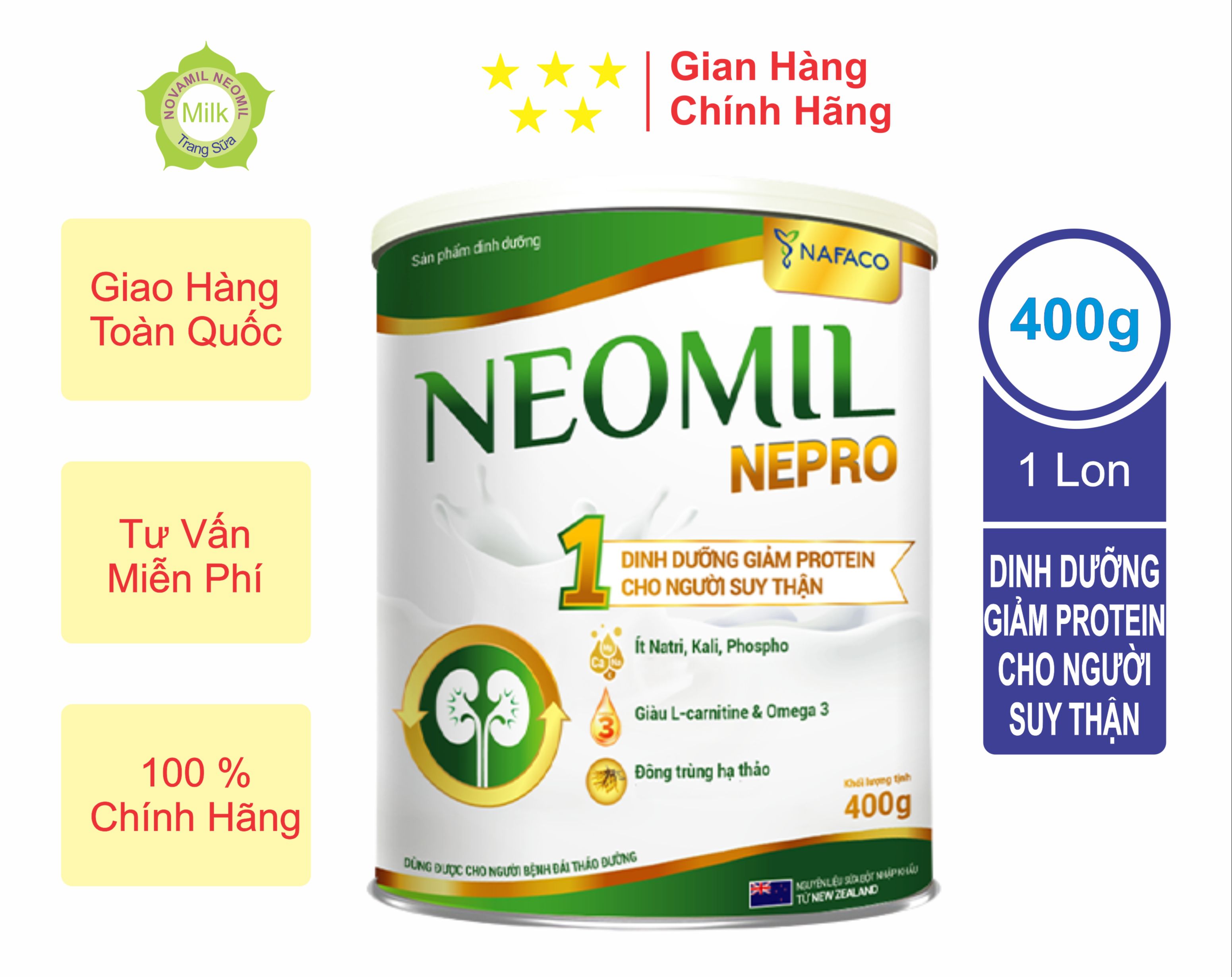 Sữa bột Neomil nepro1_Giá rẻ 400g