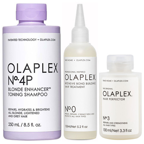 Olaplex no.4p, olaplex no.0 + hấp dầu olaplex no.3 phục hồi tóc hư 250ml + 155ml + 100ml