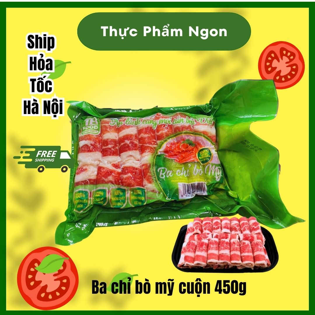 Ba Chỉ Bò Mỹ Lẩu  450g -Thực Phẩm Ngon-Ship Now Tại Hà Nội