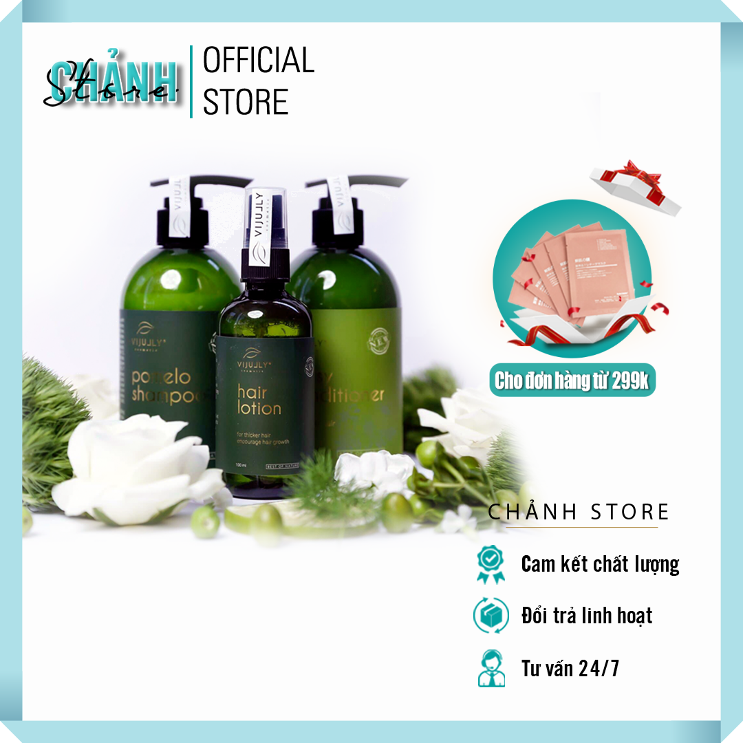 Combo dầu gội dưỡng tóc vijully 3 món
