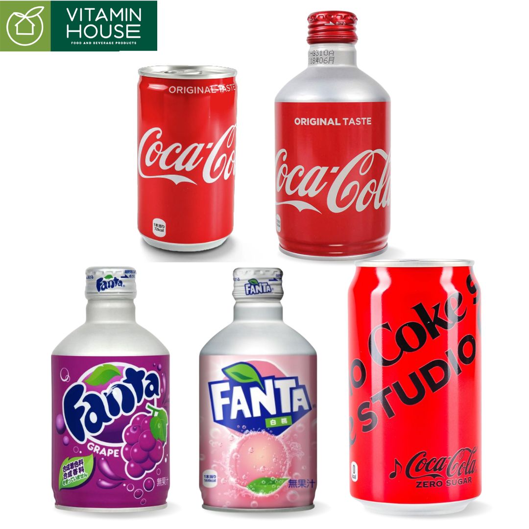 Coca Cola/ Fanta Nhật chai Nhôm nhiều phiên bản - Vitamin House