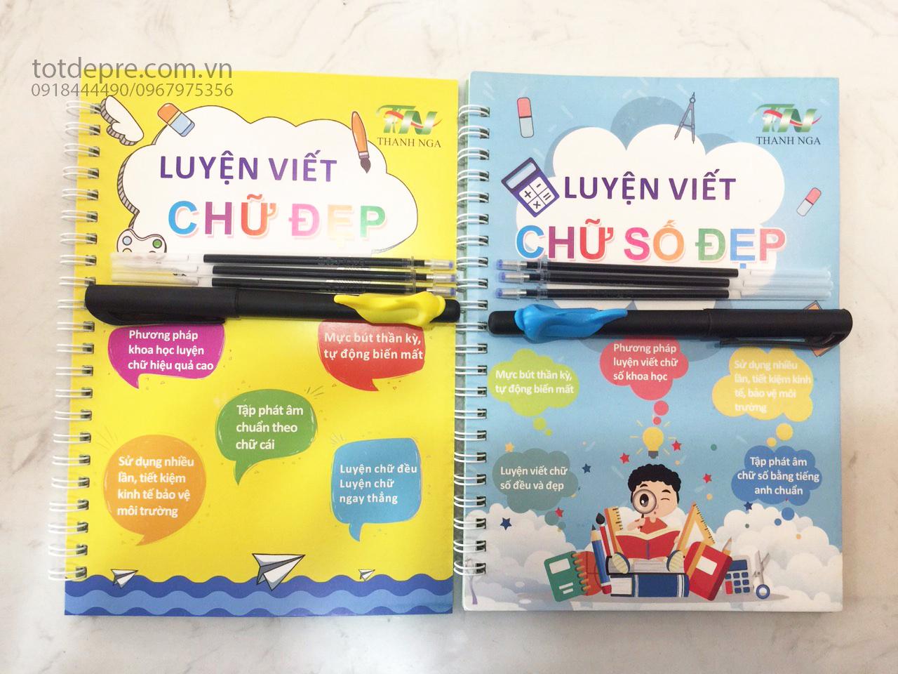 Vở tập tô tự xóa thần kỳ cho bé tập viết chuẩn nét tự tin vào lớp 1