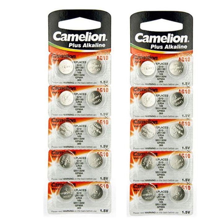 10 viên ag10 camelion pin lr1130 lr54 camelion
