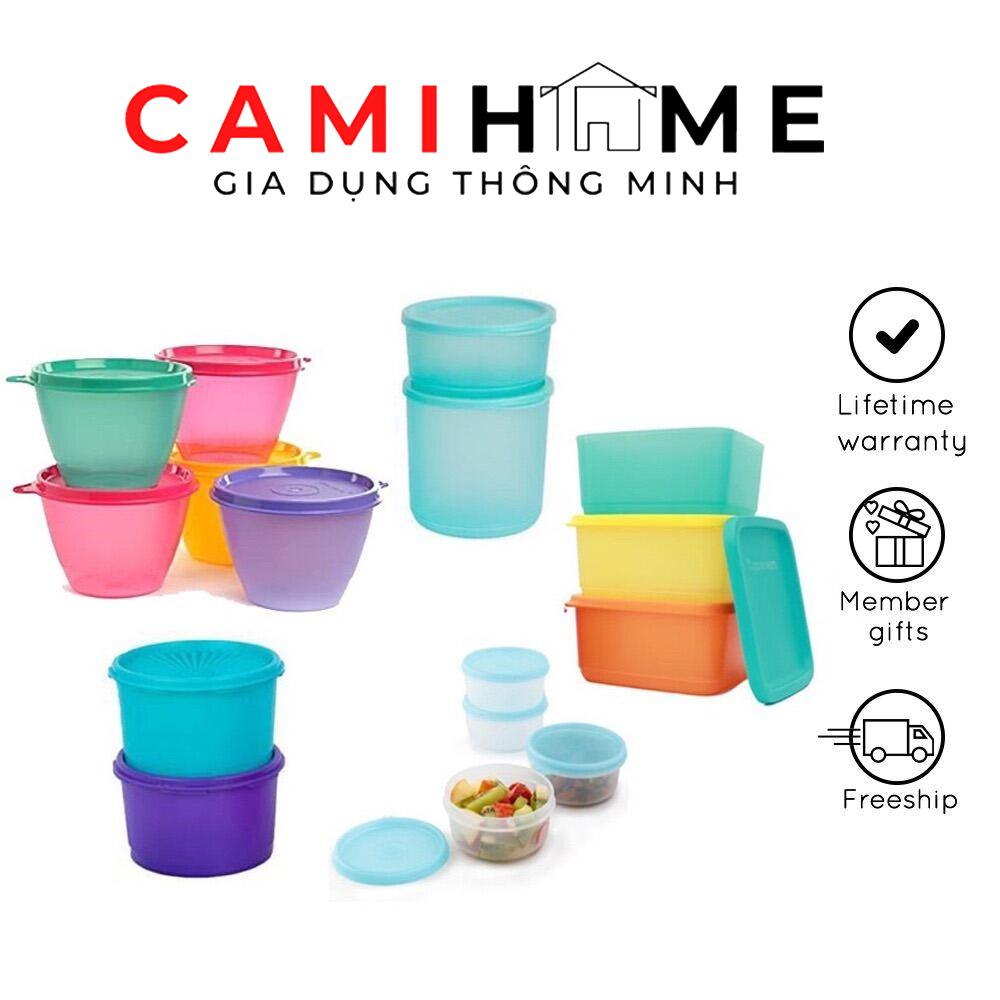 Hộp Bảo Quản Thực Phẩm Ngăn Mát, Khô Tupperware, Small Summer Fresh, Midi Deco, Umami