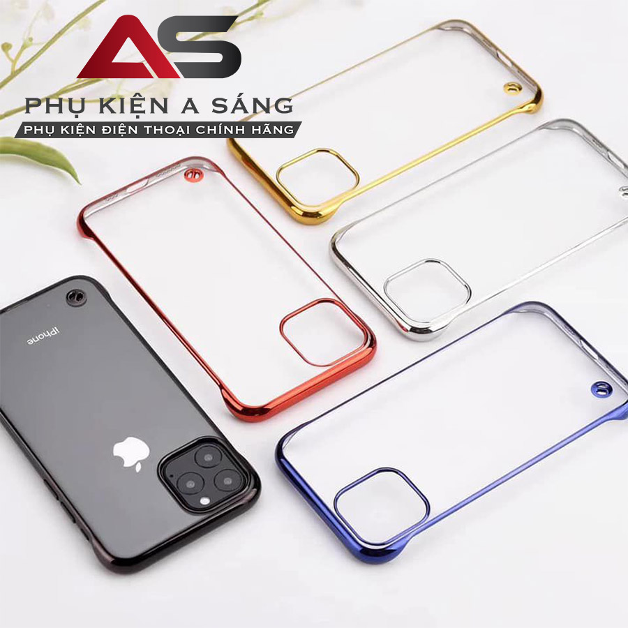 Ốp lưng nhám, chống vân tay, chống sốc viền màu thương hiệu KST Design cho iphone