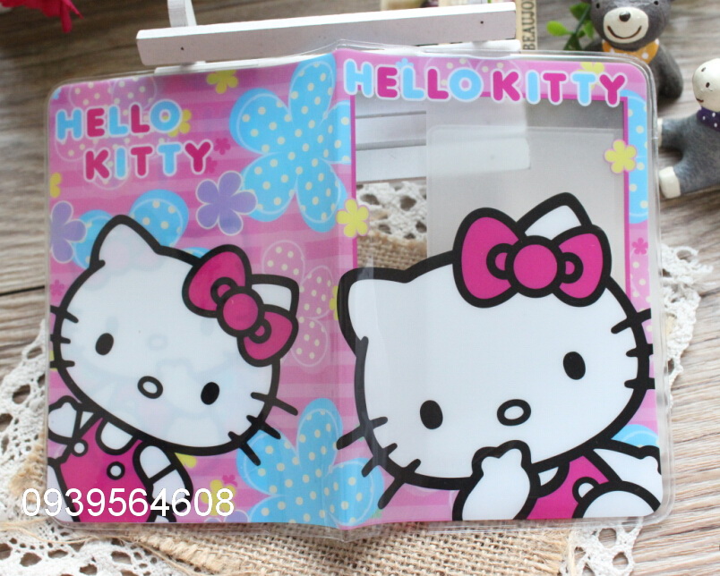 Bìa Bọc Hộ Chiếu - Passport Plastis Dẻo Hello Kitty