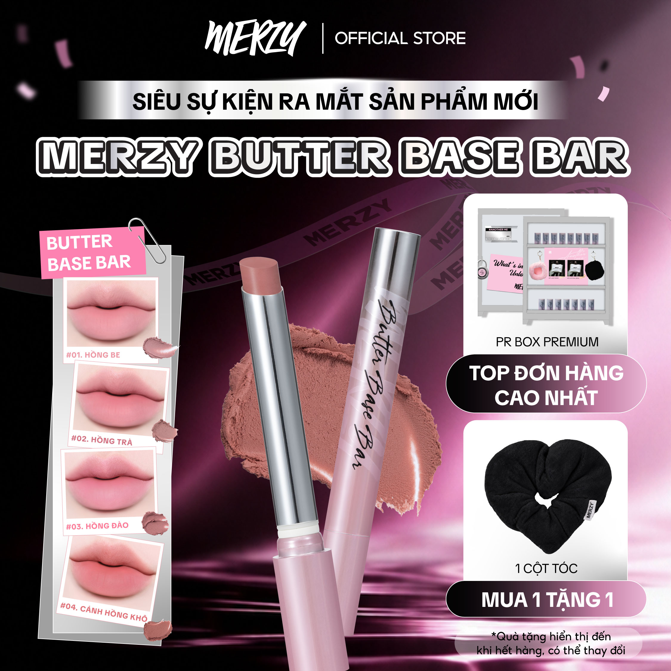 [NEW] Son Thỏi Bơ Sáp Đa Năng Merzy Butter Base Bar 1.1g
