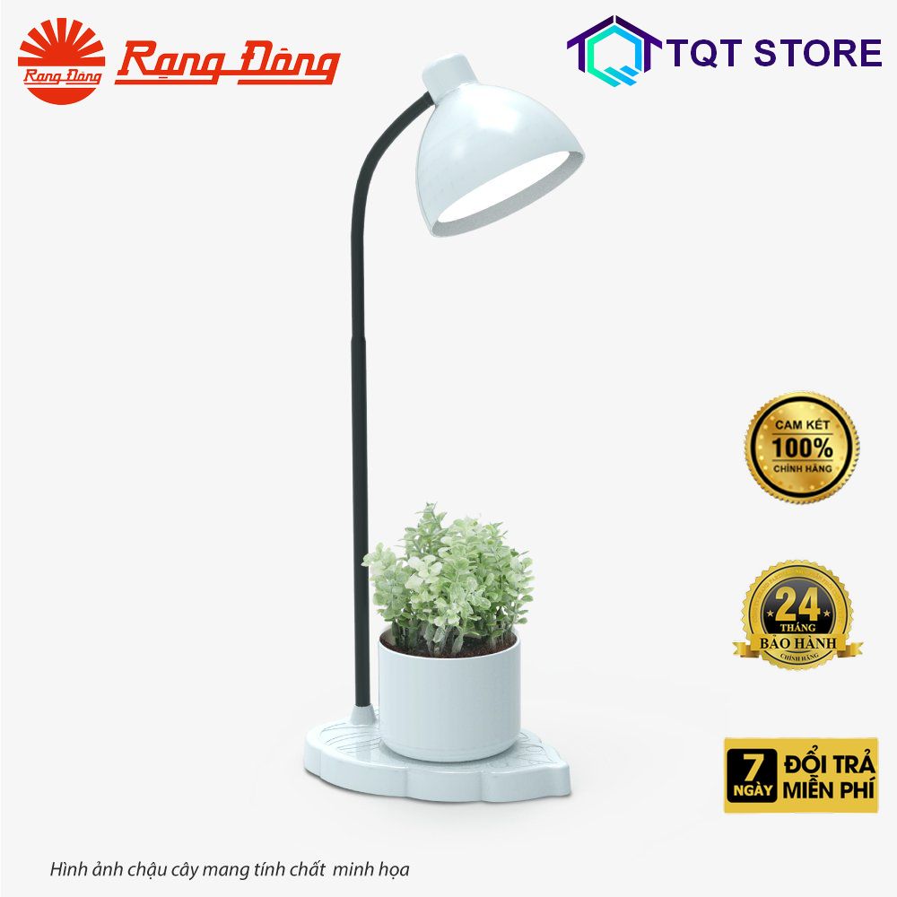 Đèn bàn decor, đèn bàn led cảm ứng đổi màu ánh sáng công suất 8w chính hãng rạng đông model: rd-rl-60