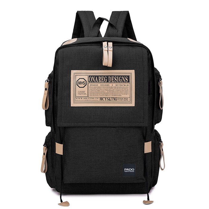 Balo Campus thời trang Balo Nam Nữ Vải Oxford Hàn Quốc đi học đi làm đựng vừa Laptop 15.6inch PADO 116