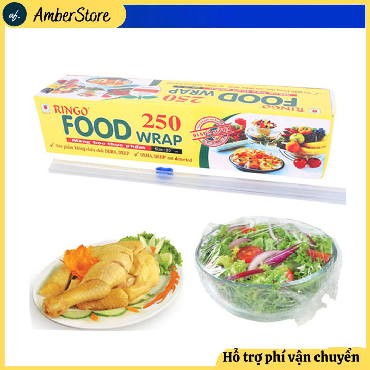 Màng bọc thực phẩm ecook p250 - có dao cắt tiện dụng