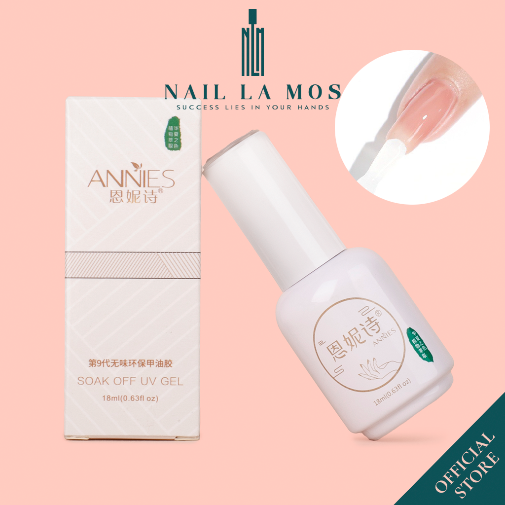 Gel đa năng 3in1 Annies chính hãng 18ml - Sơn gel liên kết 3 trong 1 cứng móng, úp móng, ẩn hoa khô, phụ kiện nail