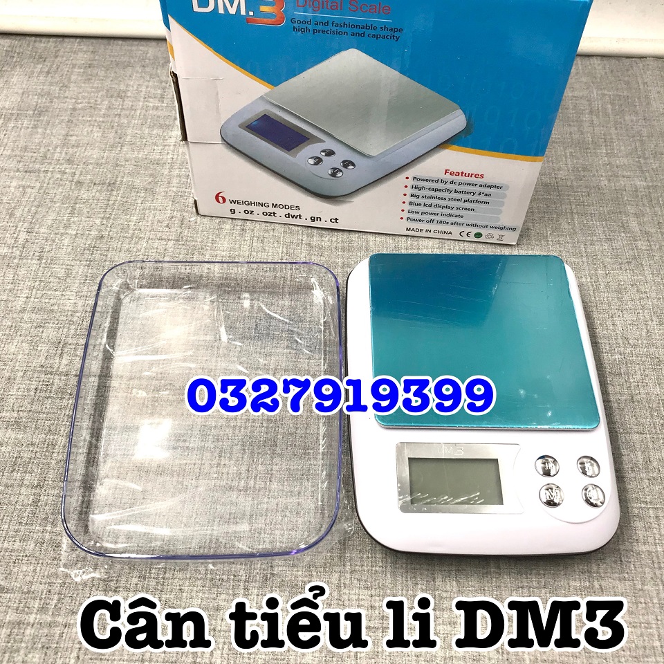 Cân tiểu li điện tử md3 3kg x 0,1g
