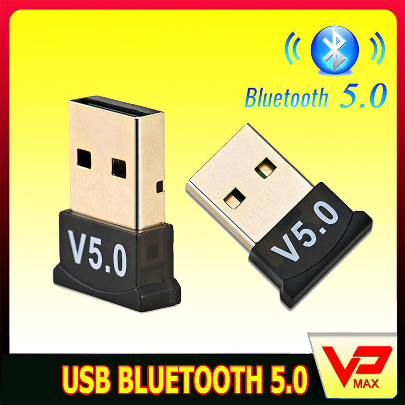 ♨️freeship ♨️ usb bluetooth 5.0 dùng cho laptop pc thu phát sóng bluetooth cho loa âm ly - vpmax