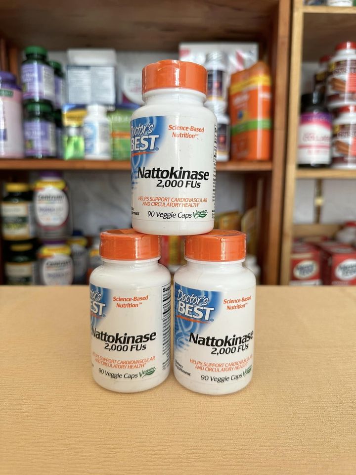 Nattokinase 2000FUs Doctor’s Best của Mỹ là best seller