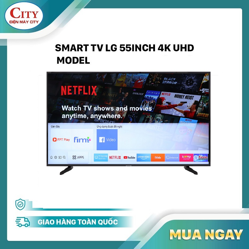 Smart tivi samsung 55 inch 4k uhd ua55nu7090 - miễn phí giao và lắp đặt tại hà nội