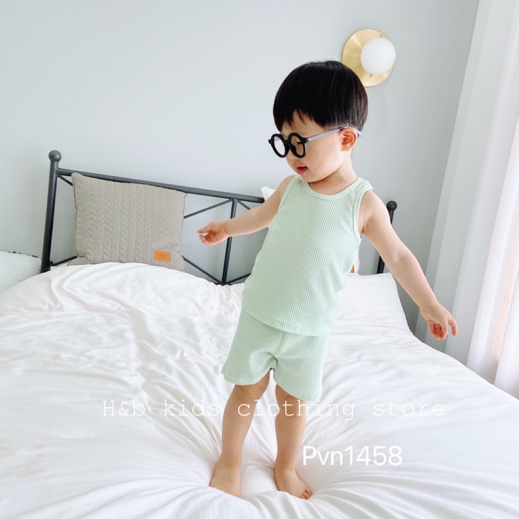 Bộ Thun Tăm Ba Lỗ Trẻ Em