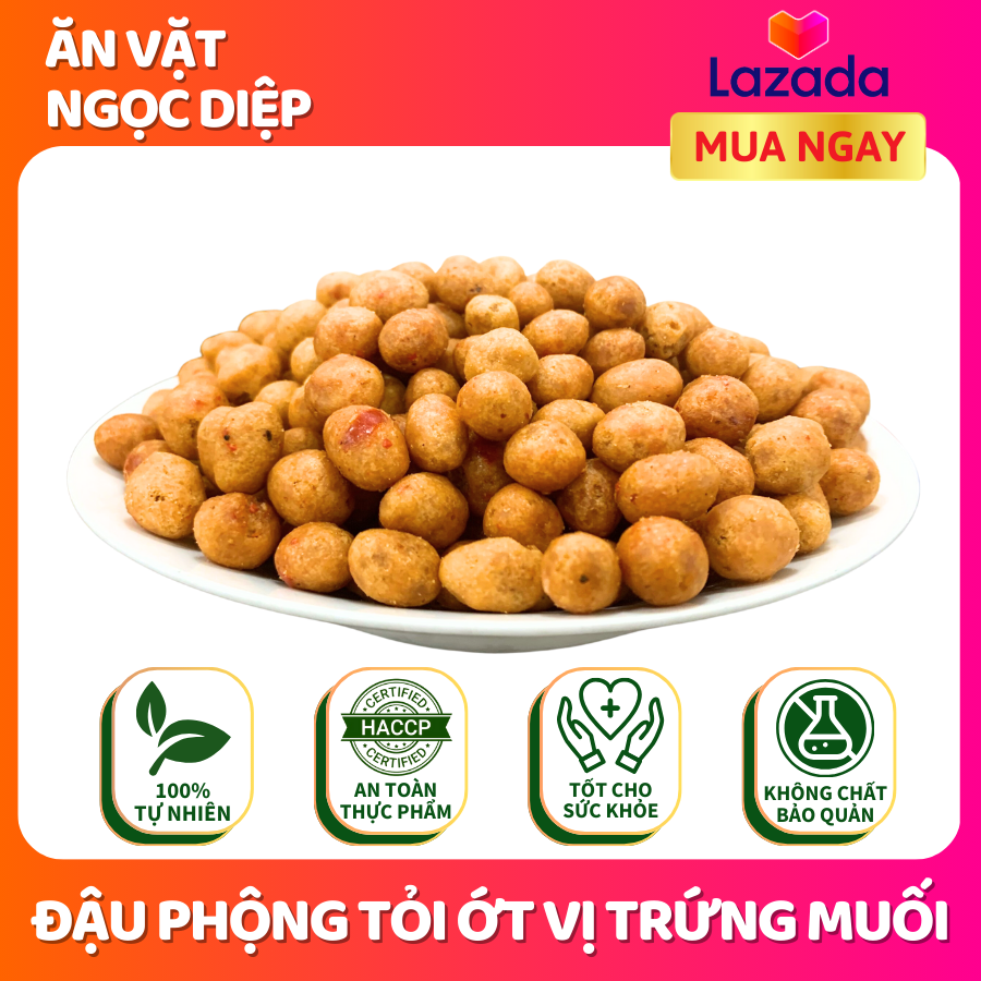 ĐẬU PHỘNG TỎI ỚT RẮC VỊ TRỨNG MUỐI TÂN LỘC PHÁT