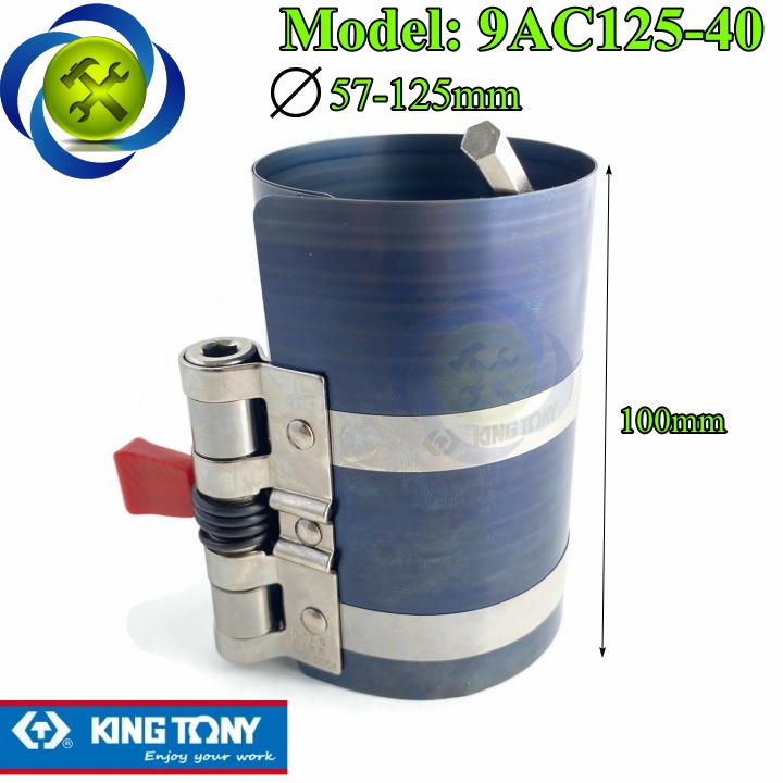 Cảo vô bạc piston kingtony 9ac125-40 cao 100mm phi 57-125mm