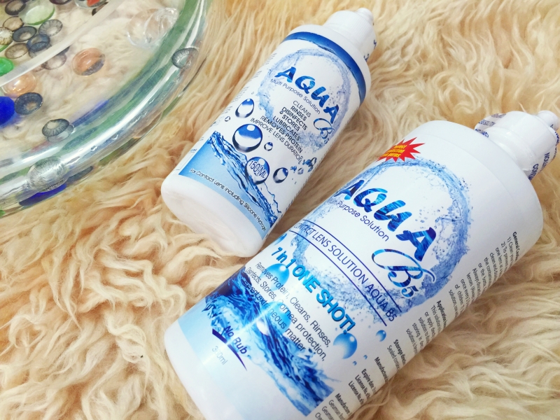 COMBO Nước Ngâm Lens 150ml + Nhỏ Mắt Lens 15ml Aqua B5- REALKOKO