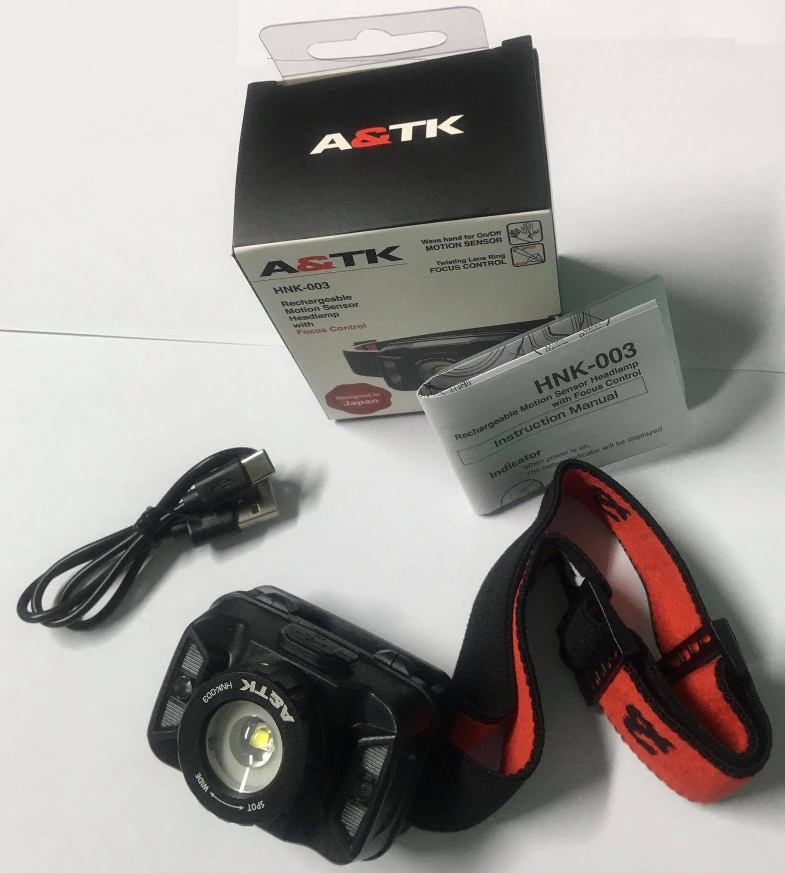Đèn đội đầu hnk-003 hiệu a&tk nhật bản - hàng chính hãng