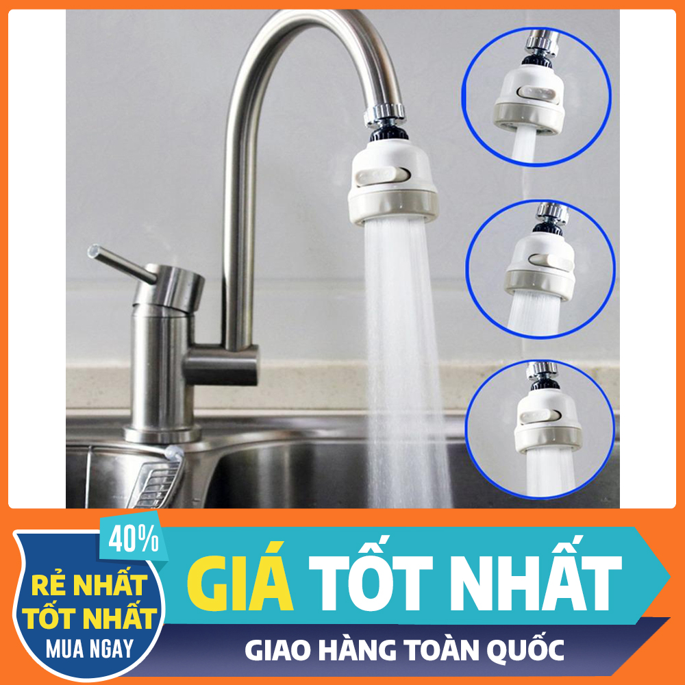 Đầu Vòi Nước Tăng Áp Điều Hướng Xoay 360 Độ, 3 Chế Độ, Tiết Kiệm Nước, Phù Hợp Với Nhiều Loại Vòi