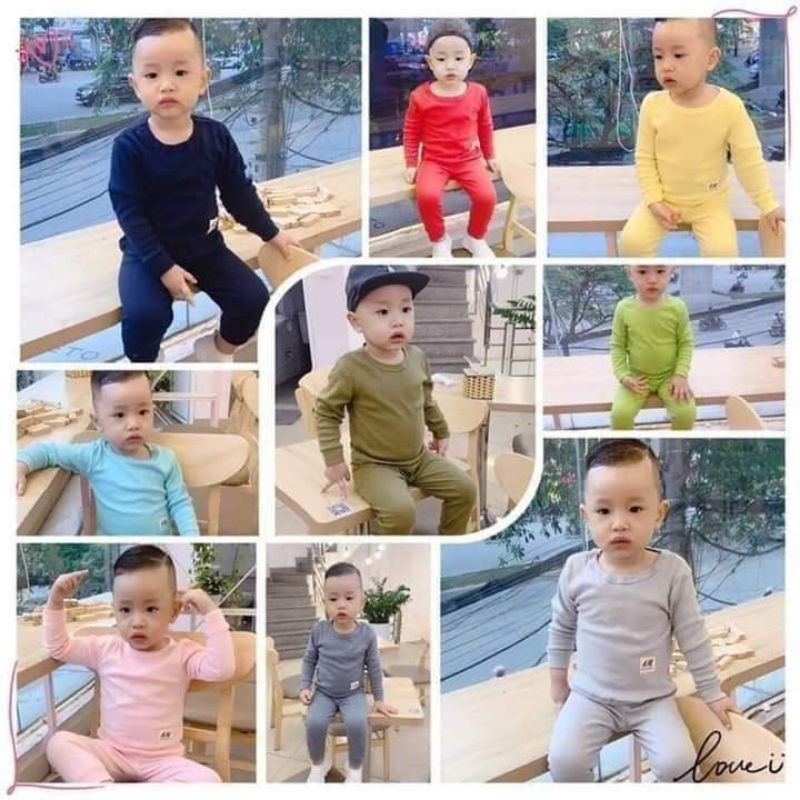 [Giá khuyến mãi] Combo 5 bộ cotton HM cho bé từ 6-20kg