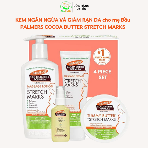 Kem chống rạn da cho mẹ bầu Palmer's Massage Lotion for Stretch Marks.