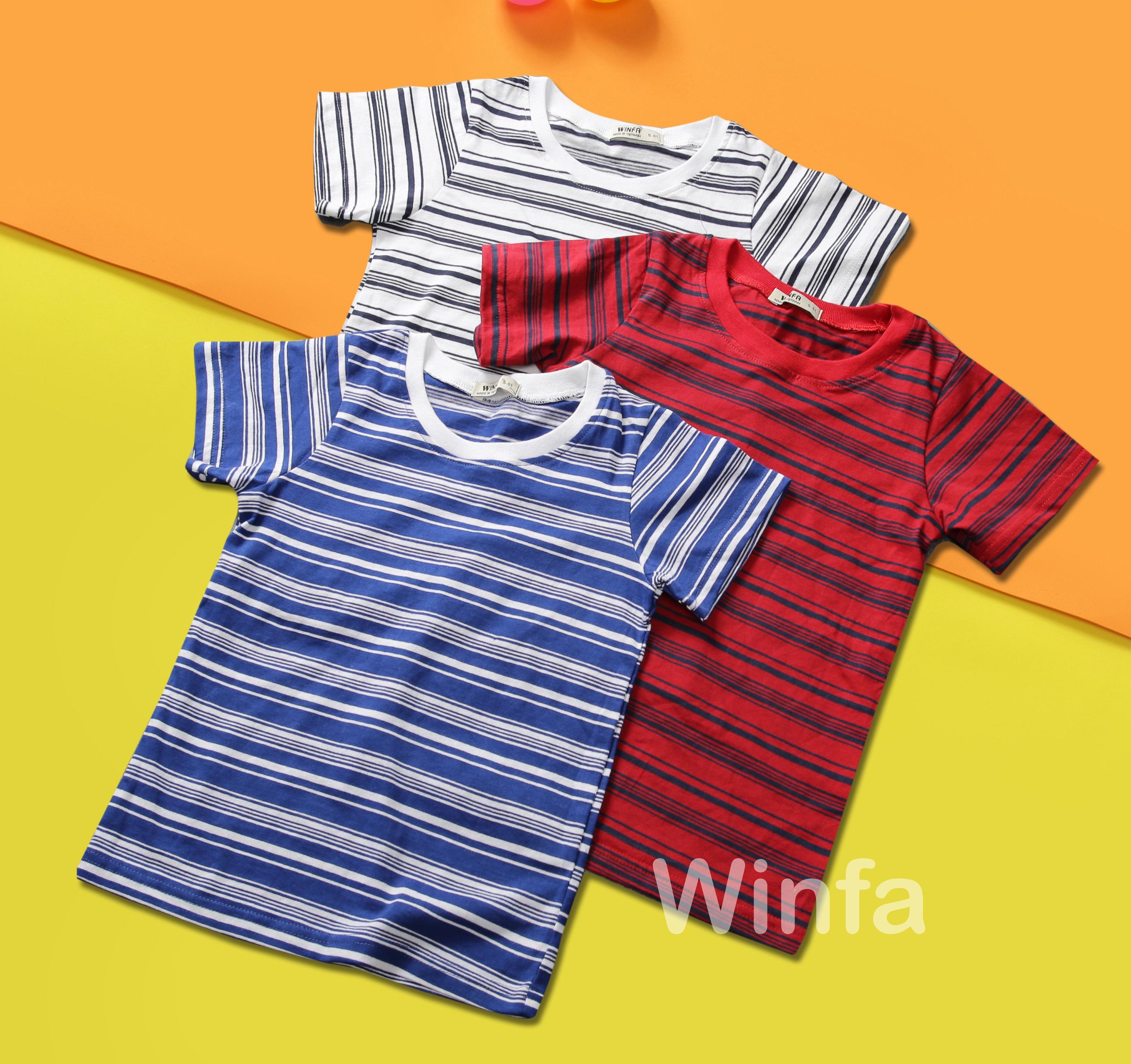 Combo 3 áo thun winfa - cotton thiên nhiên