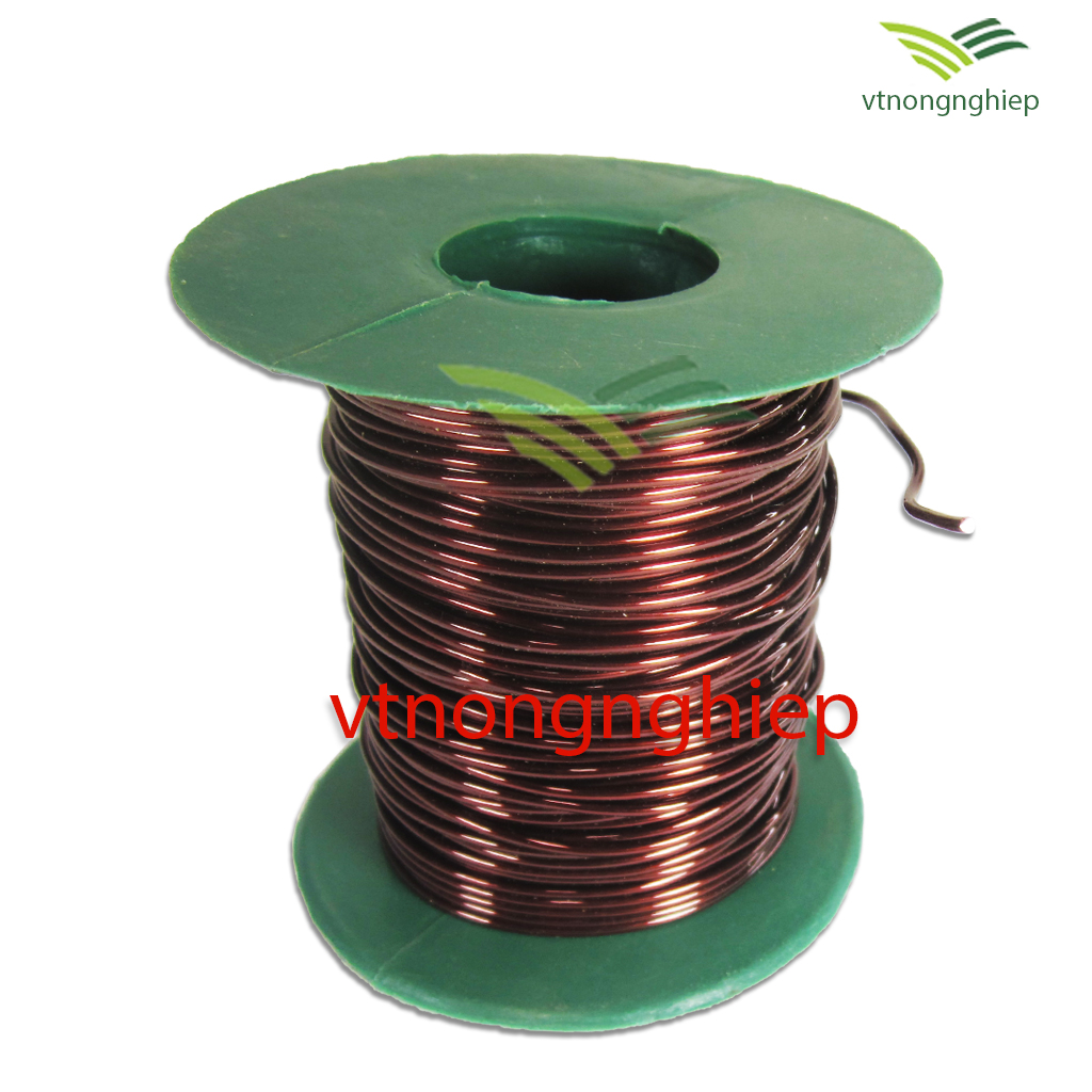 Dây buộc hoa lan, dây nhôm mạ đồng, cuộn 200g, dùng buộc cố định thân hoa lan vào khung, giá đỡ