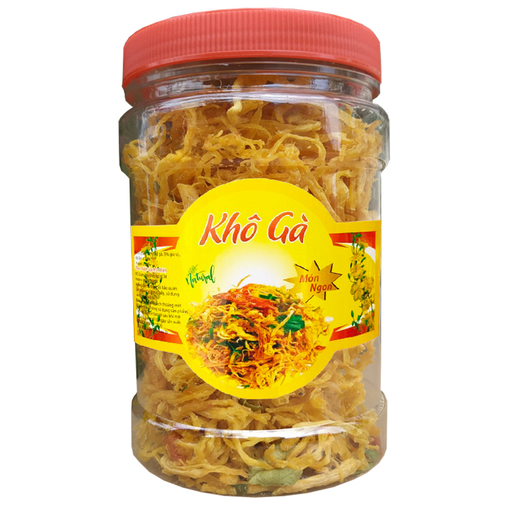 Khô gà lá chanh sấy giòn ngon hiệu TLP - 100g