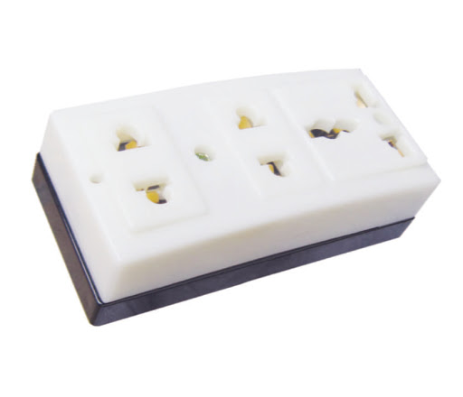 Vtm - ổ 3 lỗ cắm đa năng ekit - chống vỡ