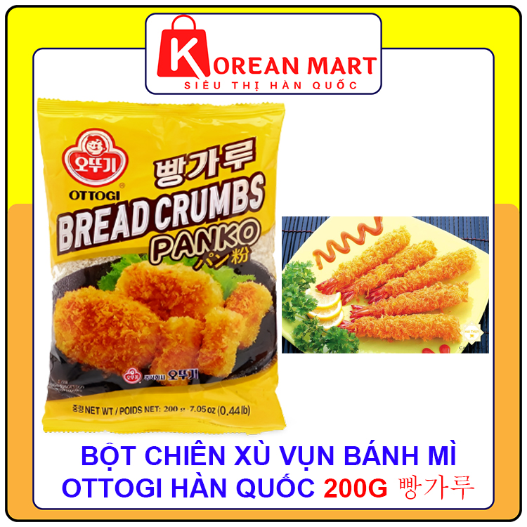 Bột chiên xù Panko Ottogi gói 200g