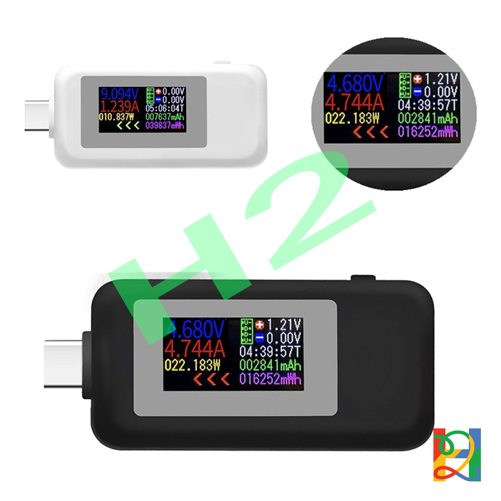 Usb tester / kiểm tra đo dòng điện, điện áp type c màn hình đơn sắc keweisi kws-1802c quick charge 3.0