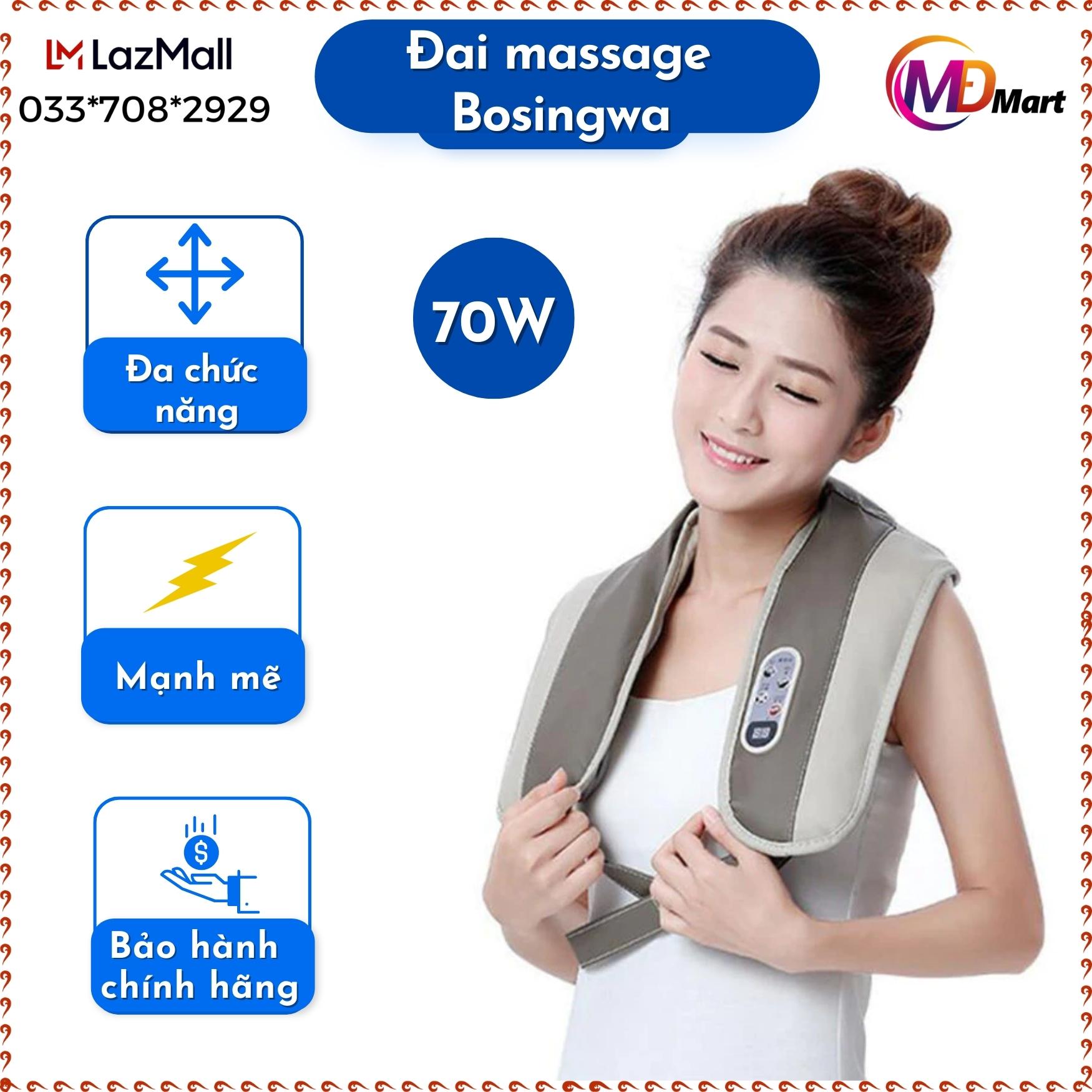 Máy Massage, Máy massage vai, lưng, cổ gáy, Đai massage vai cổ, Massage toàn thân, Giảm đau nhức hiệu quả, an toàn cho mọi người. Bảo hành 12 tháng