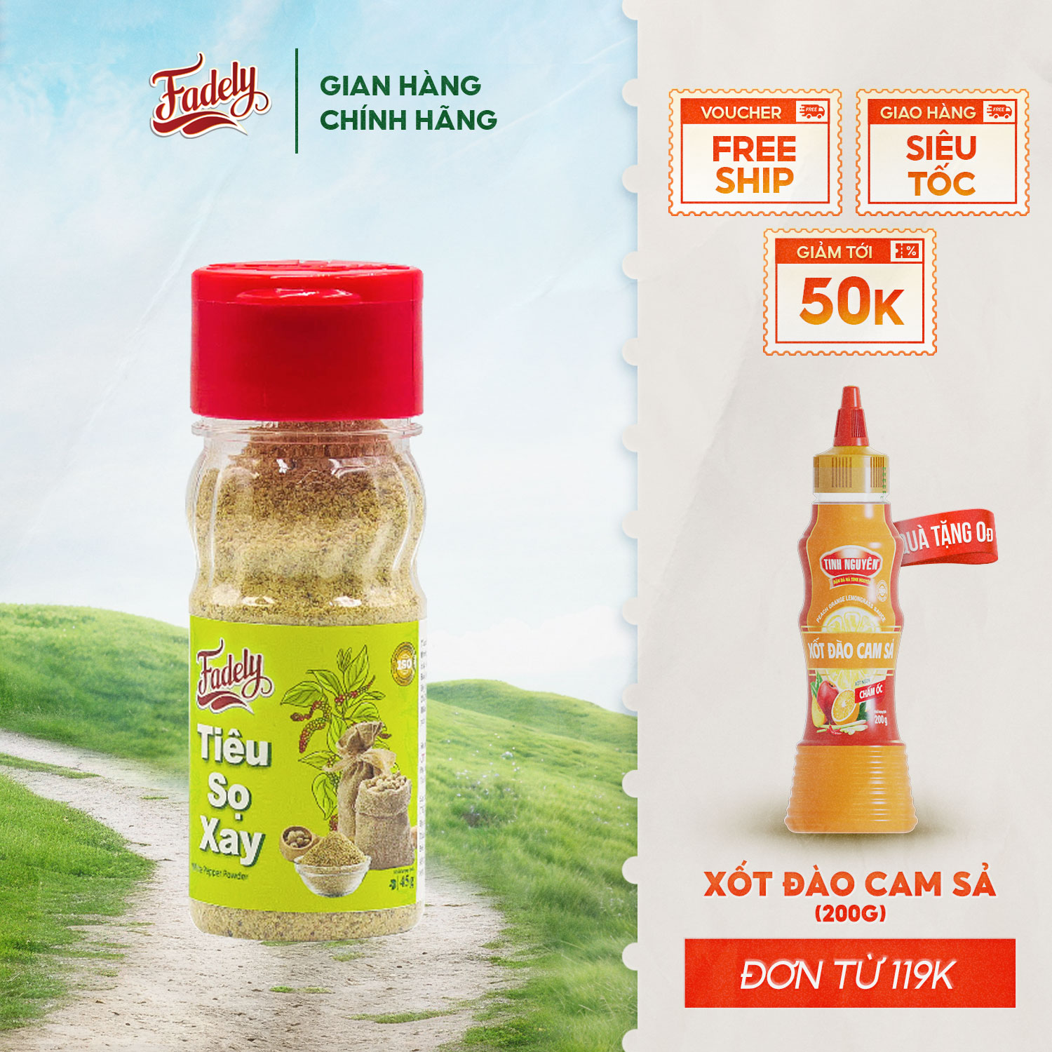 Tiêu Sọ Xay Fadely (45g)