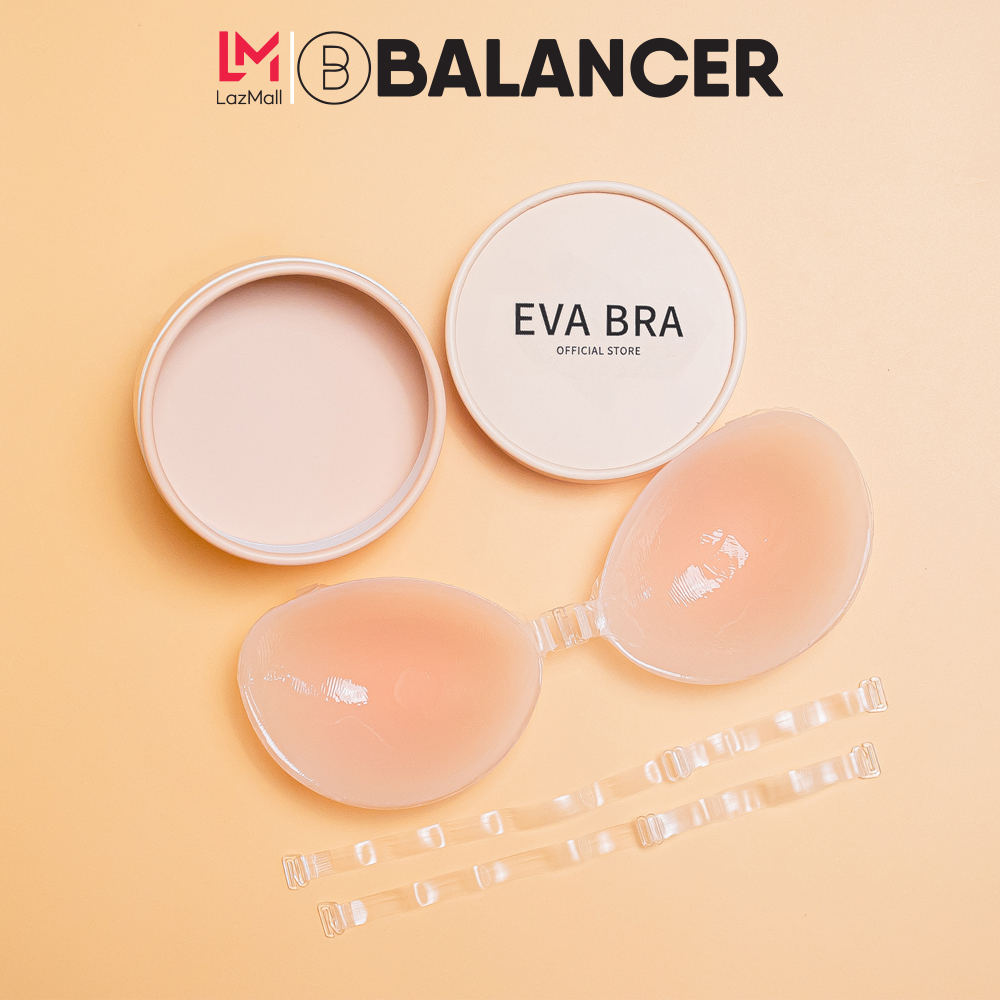 Miếng dán ngực áo dán nâng ngực silicon cài trước nâng ngực tạo khe kèm dây trong elsa bra - 4950