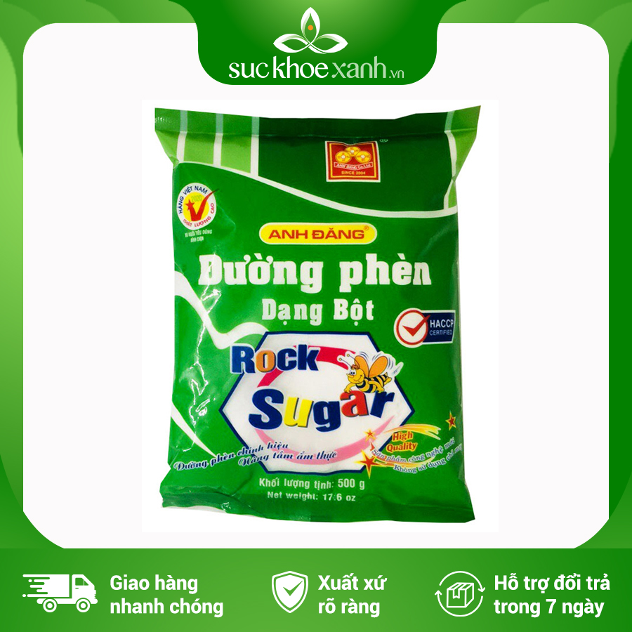 Đường phèn Anh Đăng dạng bột - 500g/túi