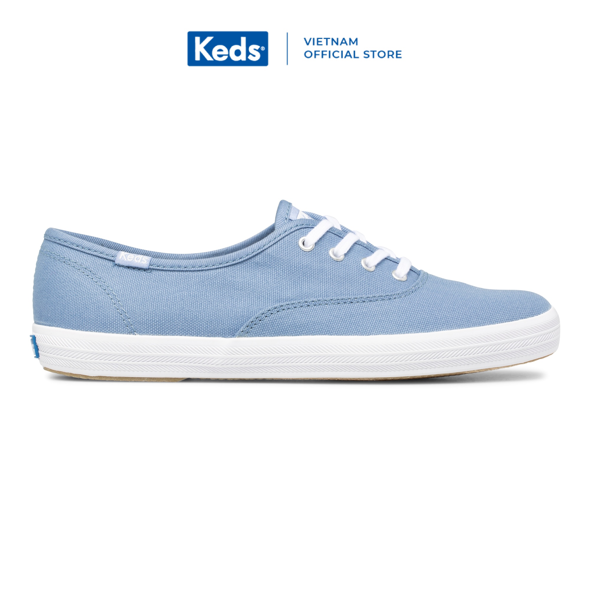 Giày Keds Nữ - Champion Seasonal Canvas Blue - KD065871