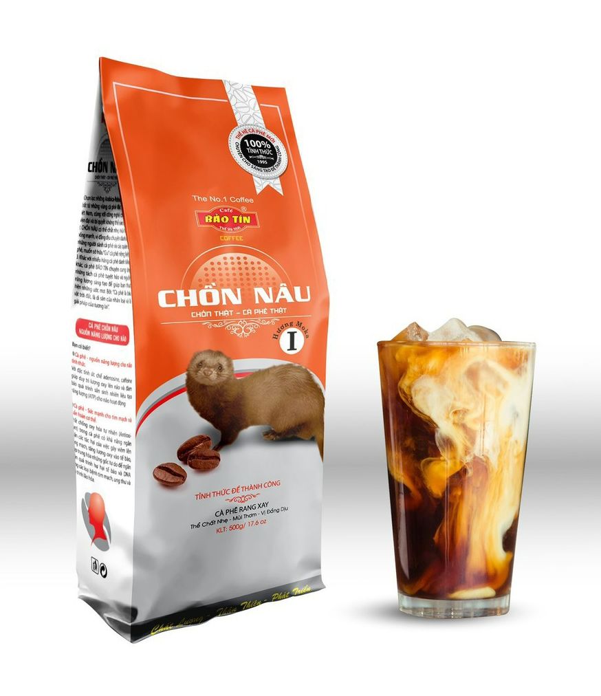 Cà phê chồn nâu bảo tín - gu moka