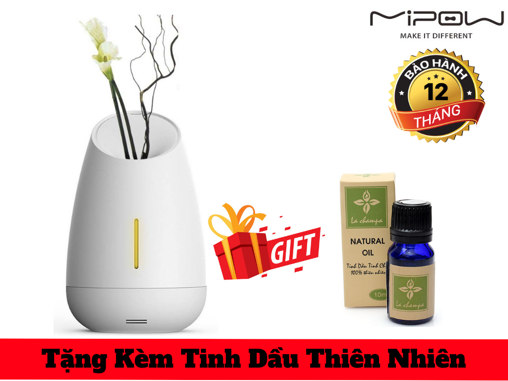 [HCM]Máy Phun Sương Nano MIPOW VASO Kết Hợp Âm Thanh Độc Đáo + Tặng Kèm Tinh Dầu - MSN181341